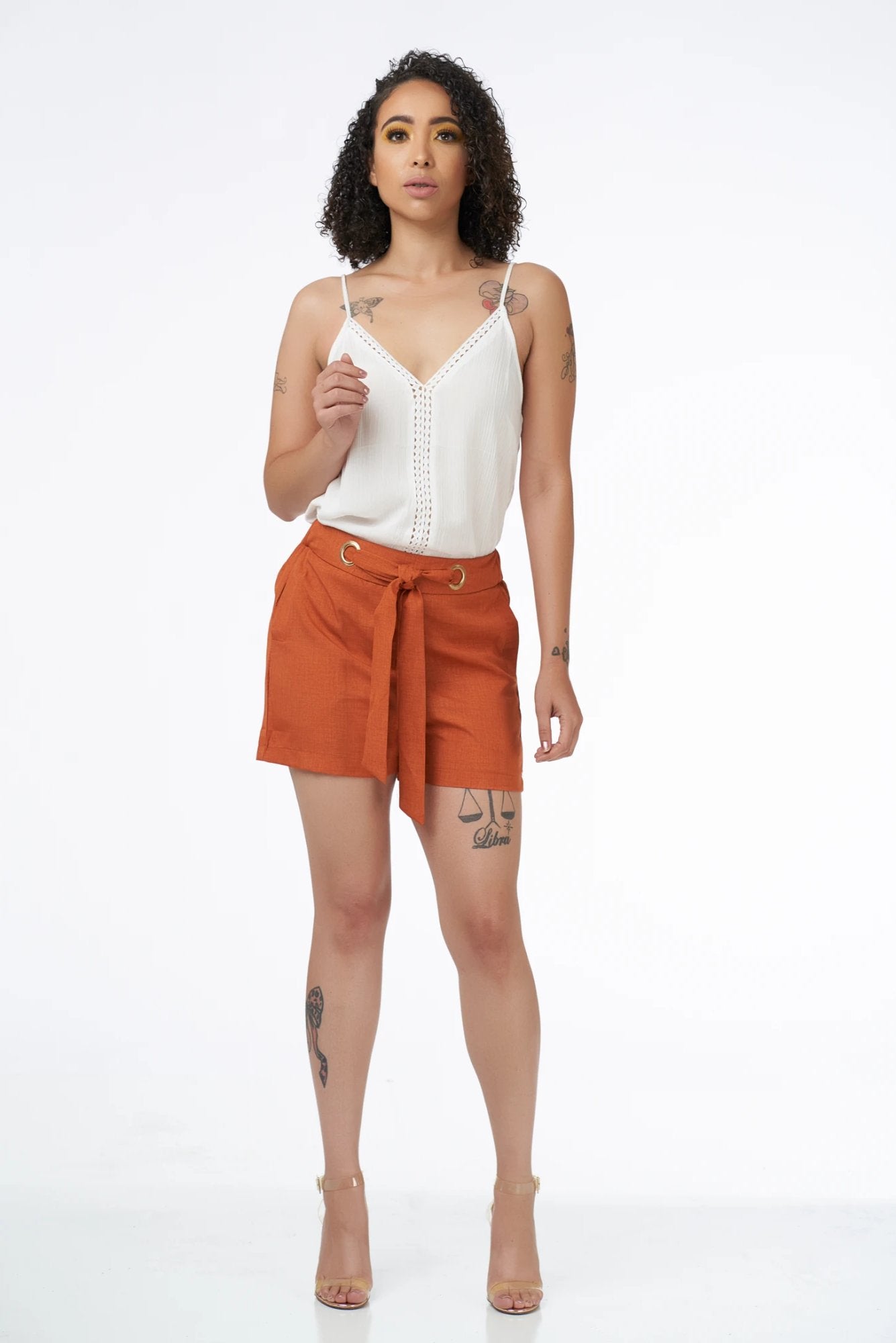 Malibu Dress Shorts - Rust Orange-NYCOWLL