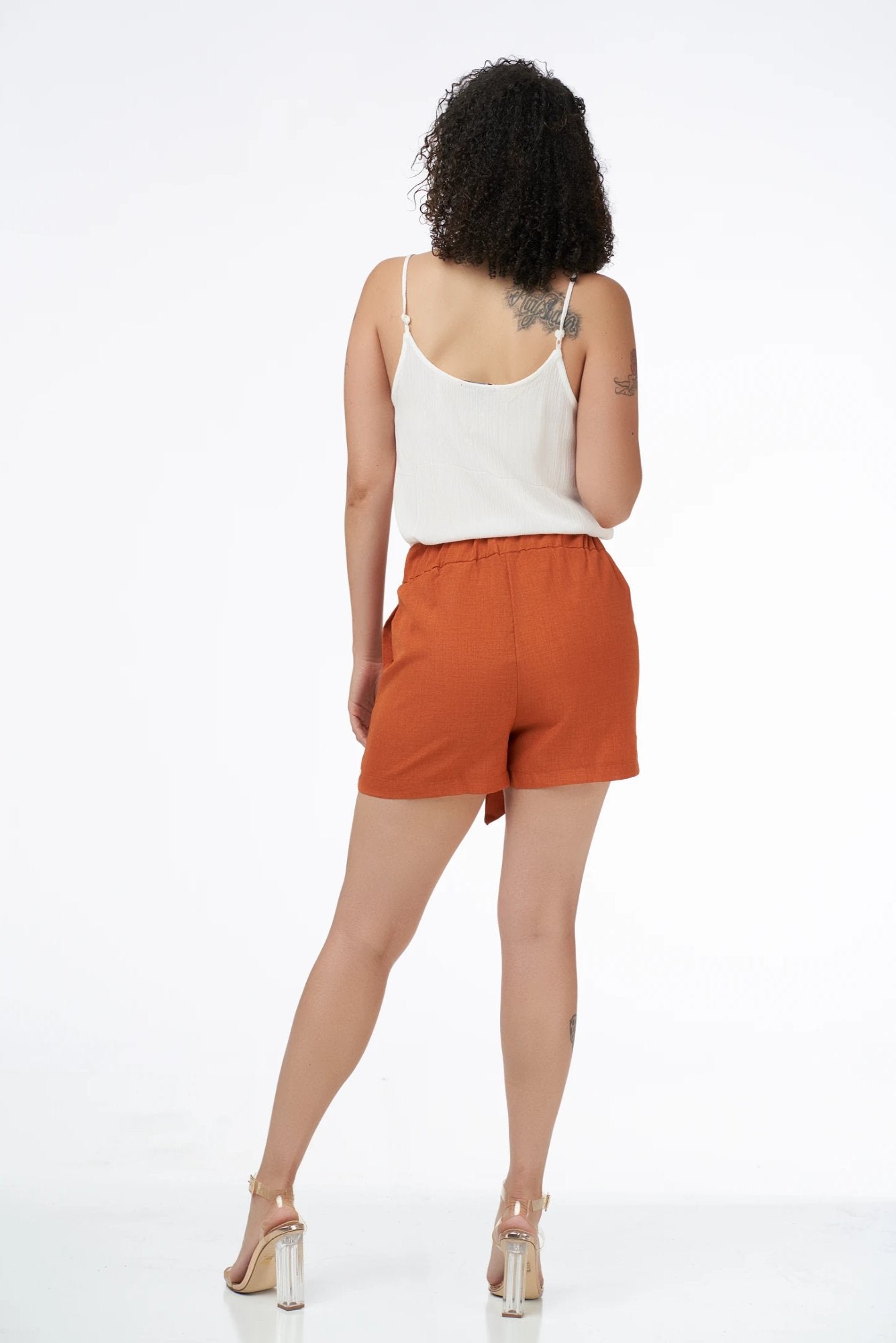 Malibu Dress Shorts - Rust Orange-NYCOWLL