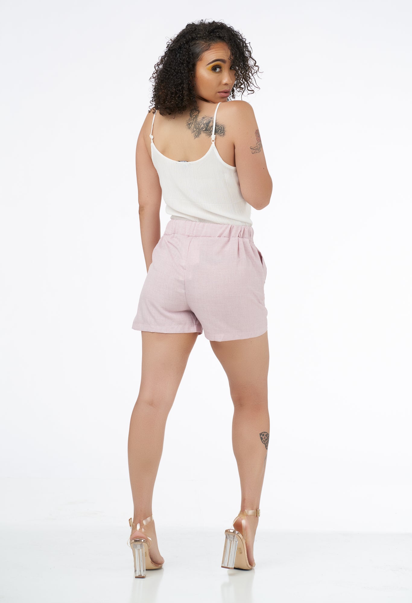 Malibu Dress Shorts - Pink-NYCOWLL