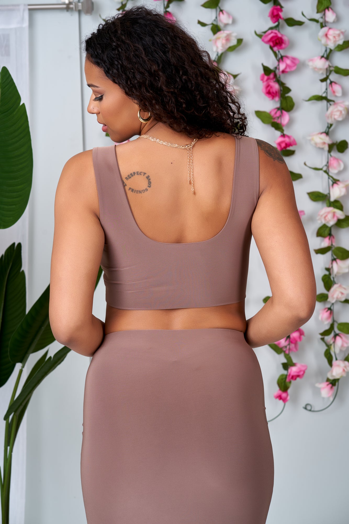 Glam and Sexy Long Skirt and Crop Top Set - NYCOWLL