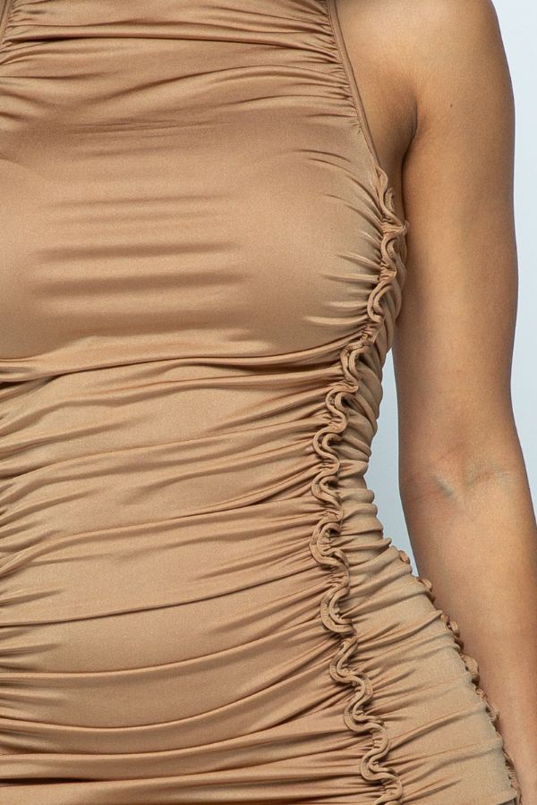 She's A Queen Ruched Dress-NYCOWLL