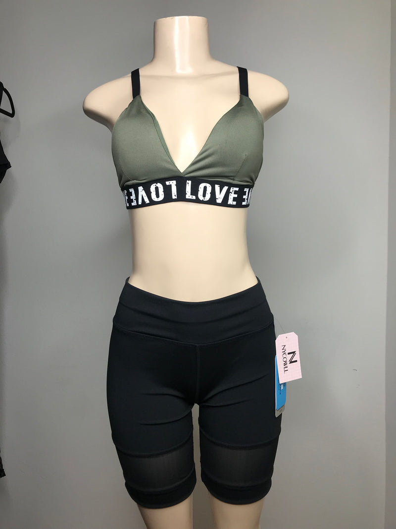 Love Is Everything Sports Bra-NYCOWLL