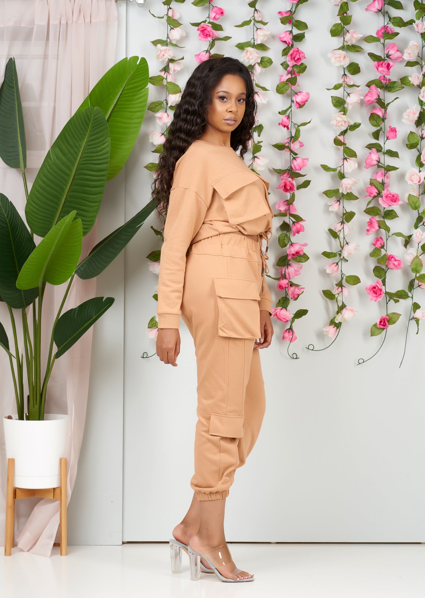 Luxe Essential Jogger Set (Camel)-NYCOWLL