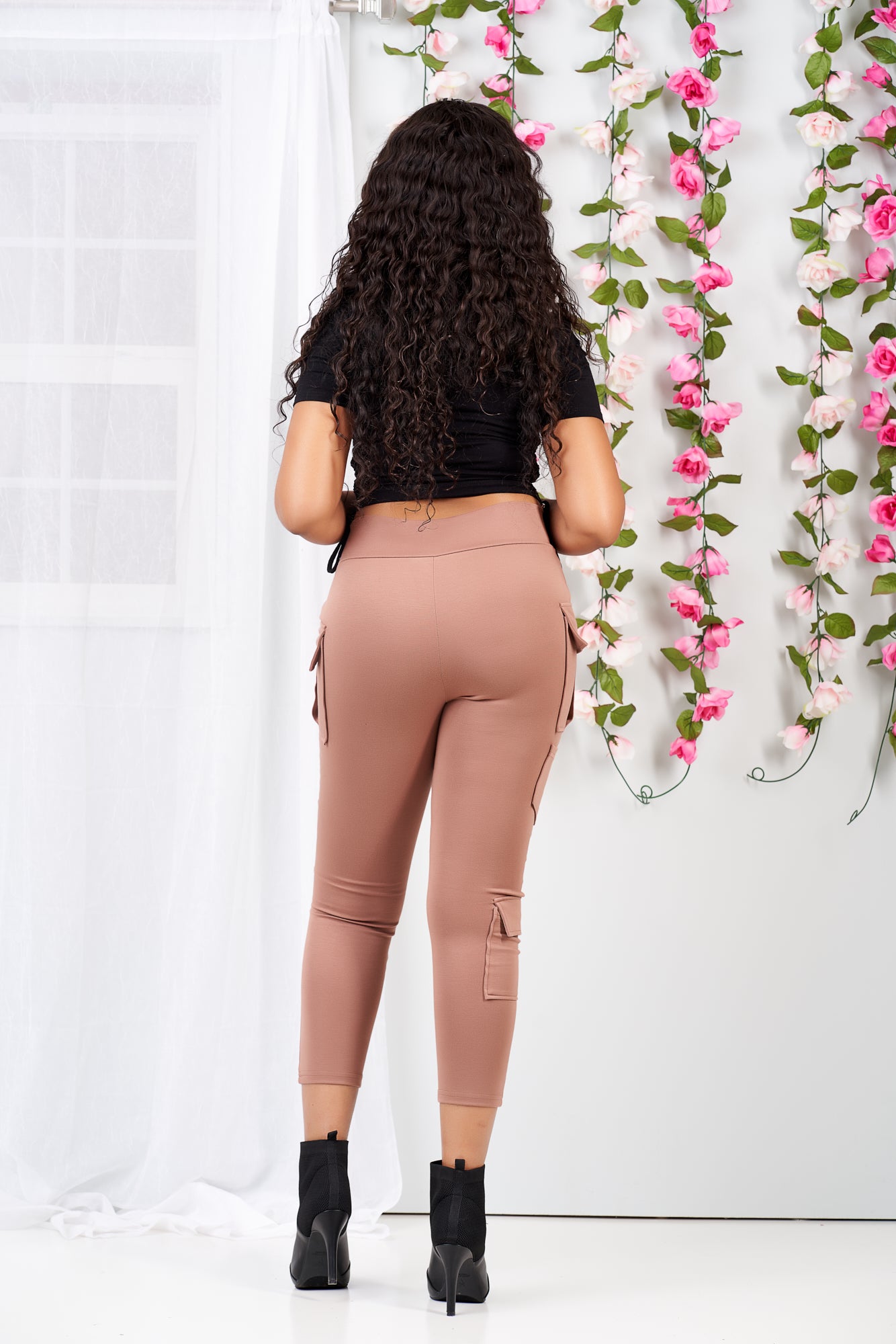 So Comfy Cargo Stretch Pants (Camel)-NYCOWLL